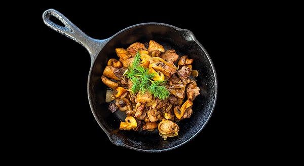 Мясная сковорода
